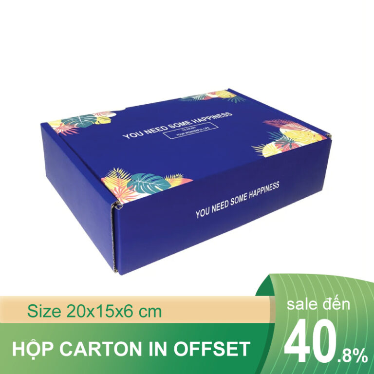 In hộp carton flexo offset nắp gài 18x10x8 cm MD236 4 (Sao chép)